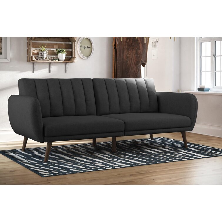 Wayfair leather deals sofa bed